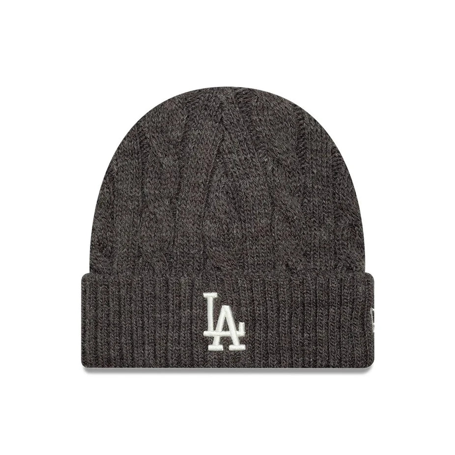 New Era LA Dodgers MLB Skull Beanie 'Charcoal Black'