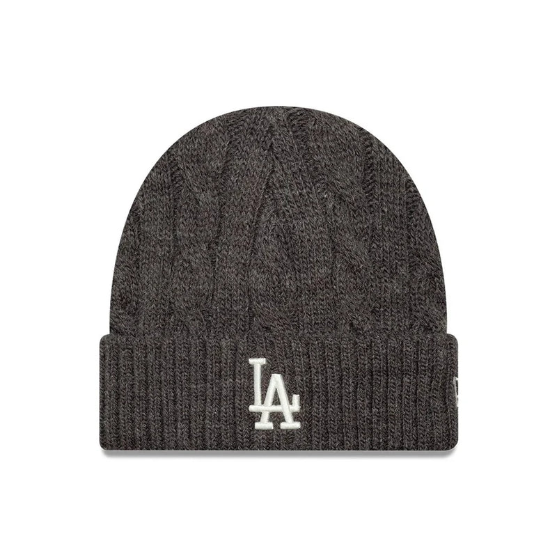 New Era LA Dodgers MLB Skull Beanie 'Charcoal Black'