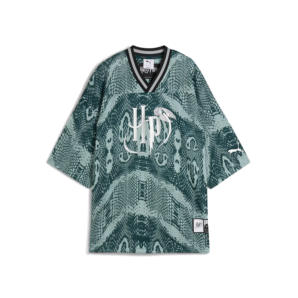 Hoops x Harry Potter Jersey Green Terrain-AOP