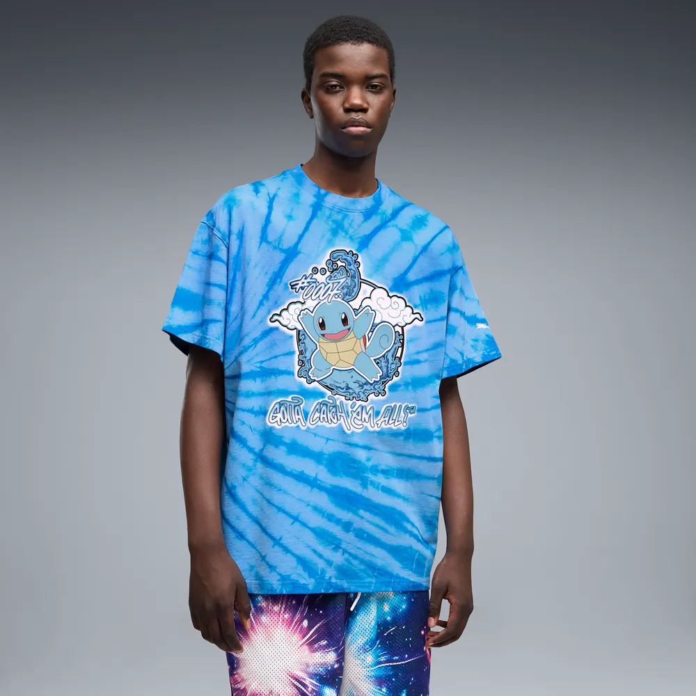 Puma Hoops x POKÉMON Squirtle Oversized Tee Men 'Blue'