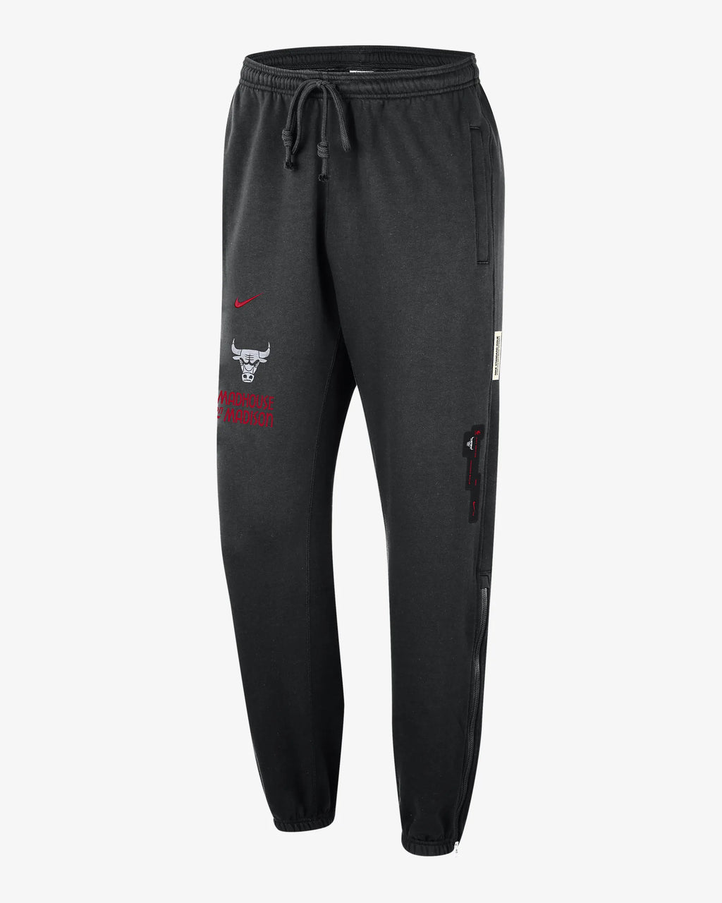 Chicago Bulls Standard Issue 2023/24 City Edition Men's Nike NBA Courtside Trousers 'Black'