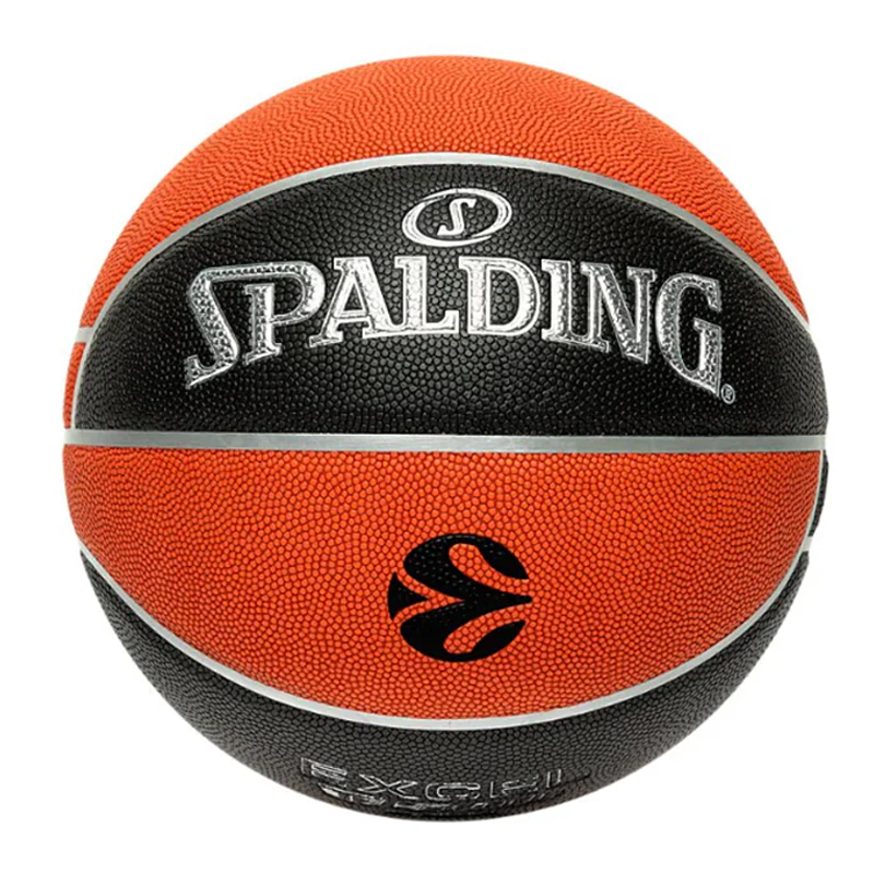 Spalding Euroleague Excel TF-500 Size 7 Composite Basketball 'Orange/Black/Silver'