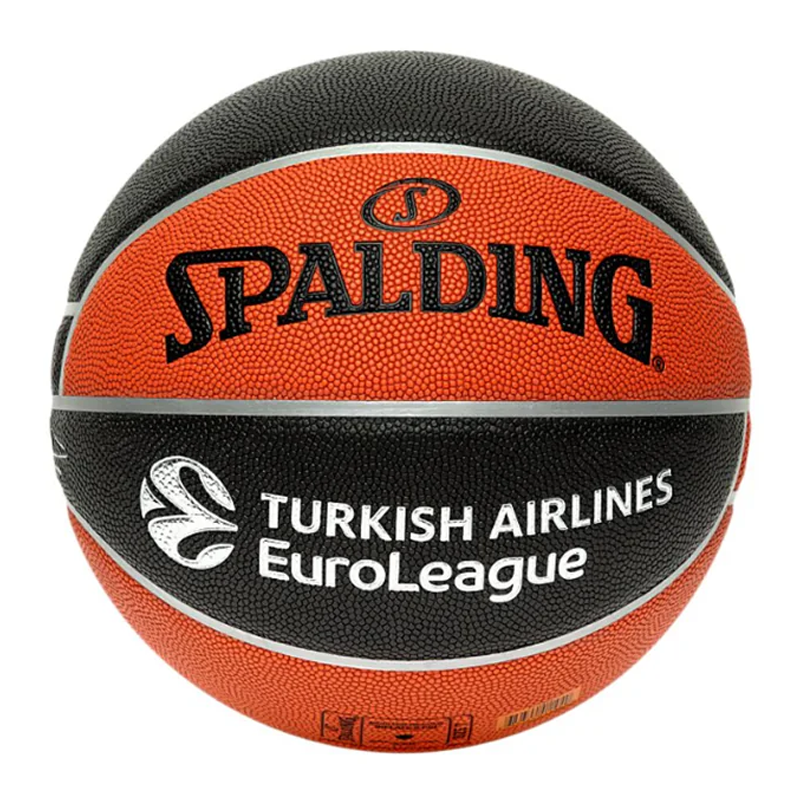 Spalding Euroleague Excel TF-500 Size 7 Composite Basketball 'Orange/Black/Silver'