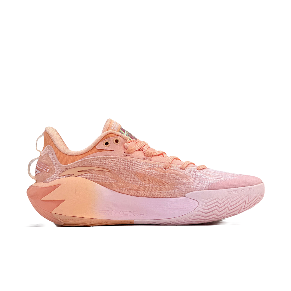 Anta Shock Wave 7 Basketball Shoes 'Pink/Orange'