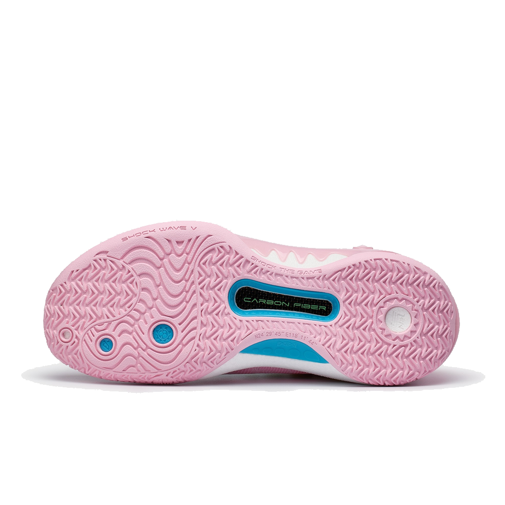 Anta Shock Wave 5 BM Basketball Shoes 'Pink'