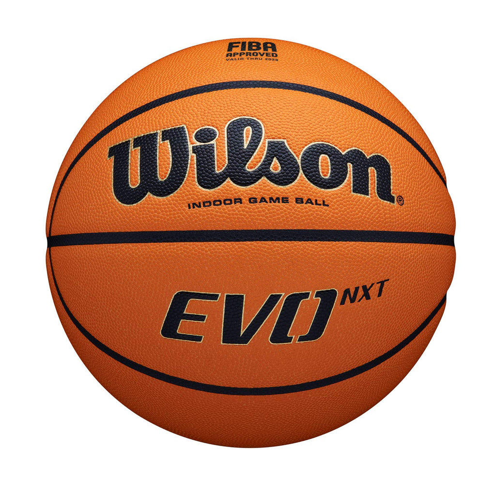 Wilson EVO NXT FIBA Game Basketball Size 7 'Orange'