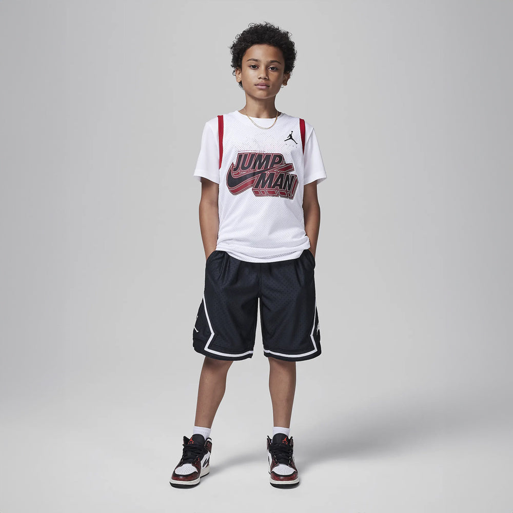 Jordan Sport Big Kids' Dri-FIT Diamond Shorts 'Black'