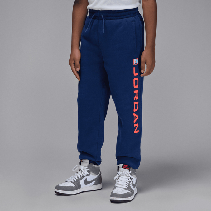 Jordan Essentials Big Kids' Fleece Baseline Pants 'Blue Void'