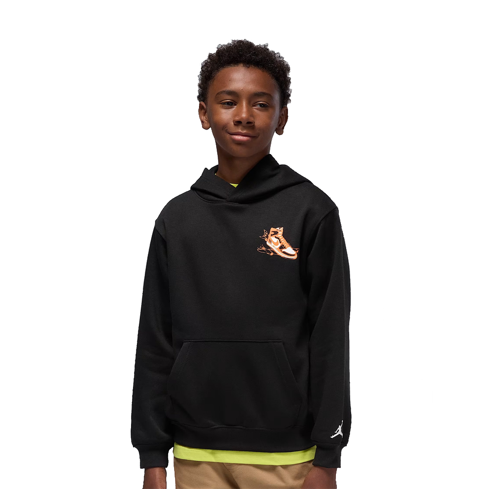 Jordan Air Jordan Has Landed Kids Hoodie 'Black'
