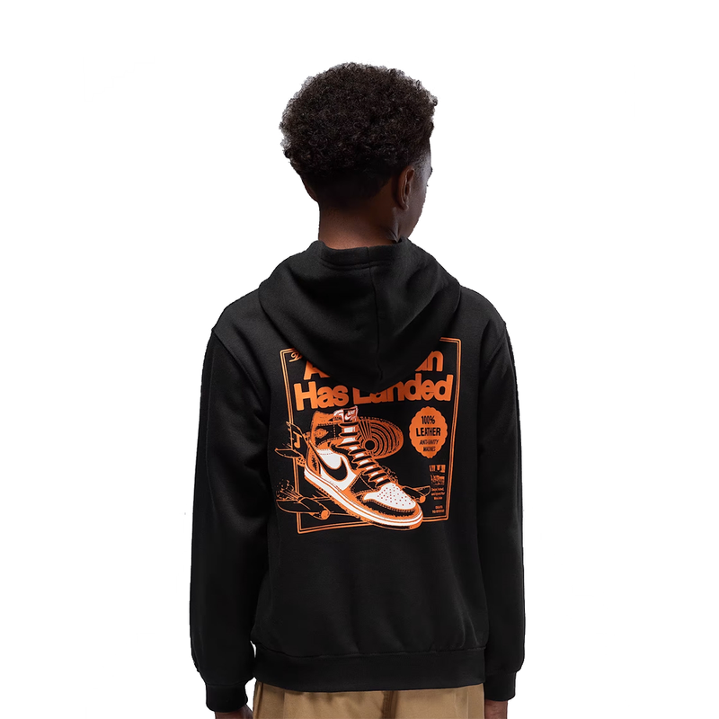 Jordan Air Jordan Has Landed Kids Hoodie 'Black'