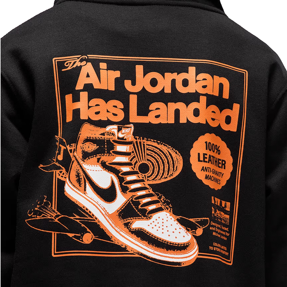 Jordan Air Jordan Has Landed Kids Hoodie 'Black'