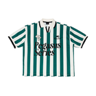 Goodies Sportive About Love Football Tee T-shirt 'Green/Ecru'