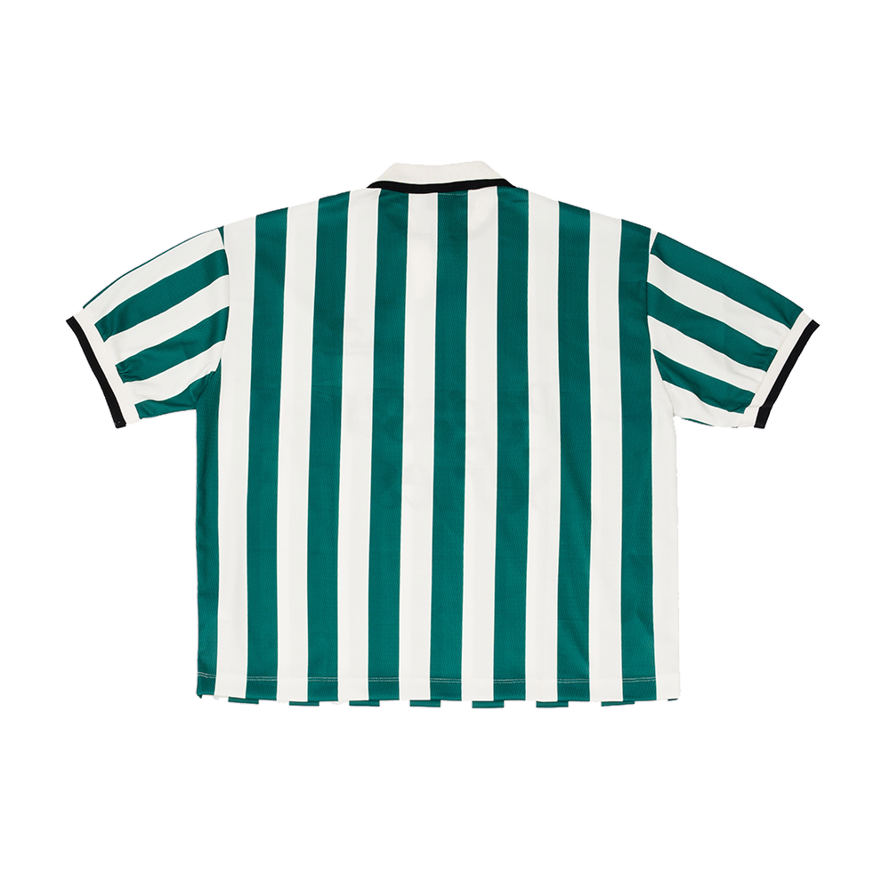 Goodies Sportive About Love Football Tee T-shirt 'Green/Ecru'