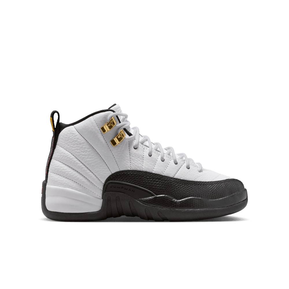 Air Jordan 12 Retro Big Kids' Shoes (GS) 'White/Black/Taxi'