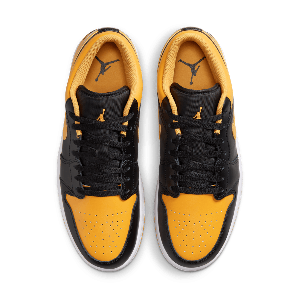 Air Jordan 1 Low Men's Shoes 'Black/Yellow/Ochre'