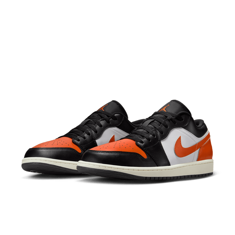 Air Jordan 1 Low Men's Shoes 'Black/Starfish/White/Sail'