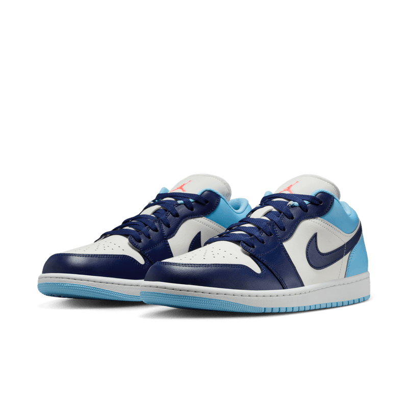 Air Jordan 1 Low Men's Shoes 'Sail/Blue Void/Hot Lava'