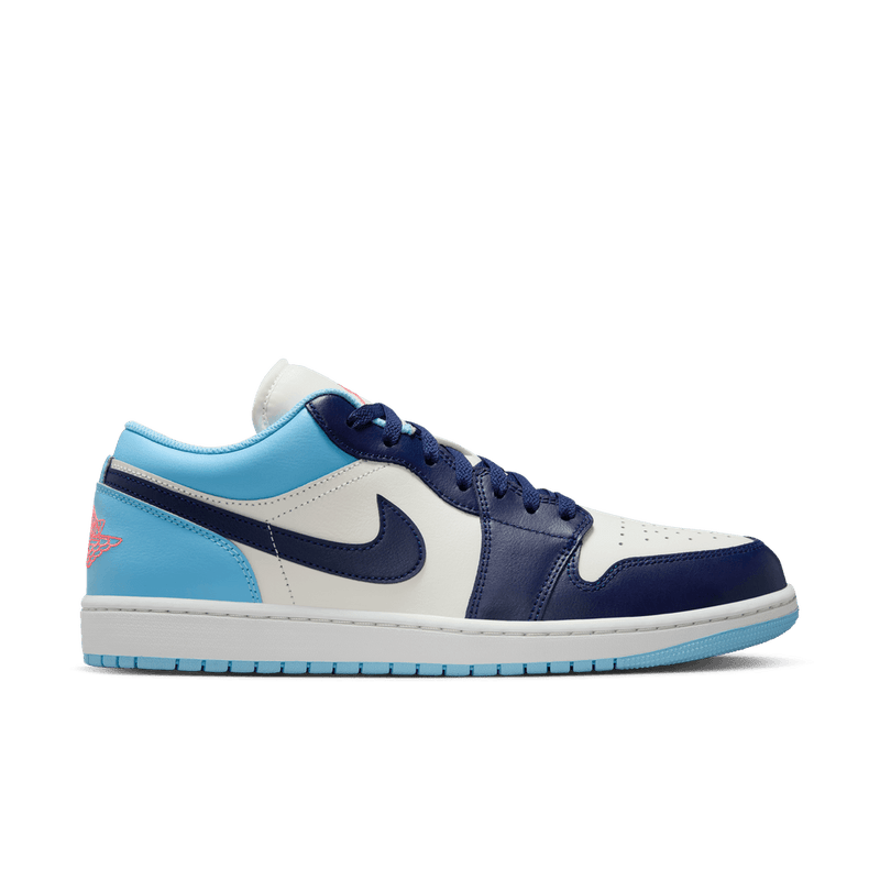 Air Jordan 1 Low Men's Shoes 'Sail/Blue Void/Hot Lava'
