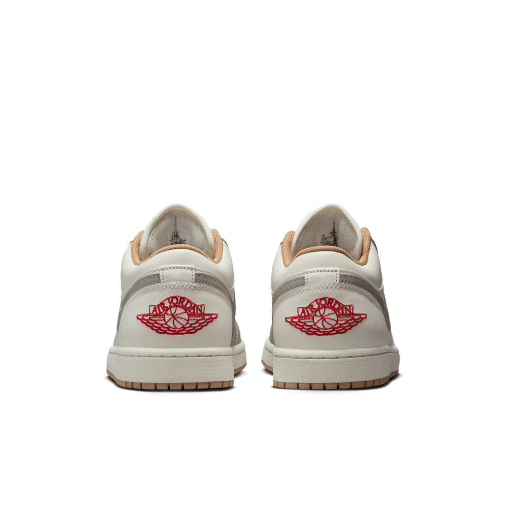 Air Jordan 1 Low Men's Shoes 'Sail/Fire Red/Hemp'