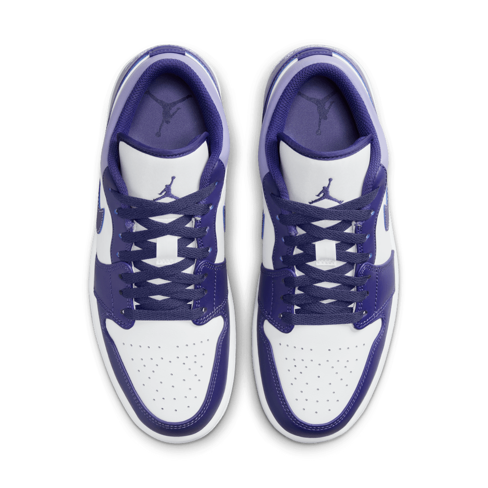 Air Jordan 1 Low Men's Shoes 'Purplr/White'