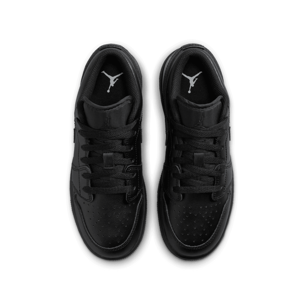 Air Jordan 1 Low Big Kids' Shoes (GS) 'Black'