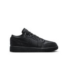 Air Jordan 1 Low Big Kids' Shoes (GS) 'Black'
