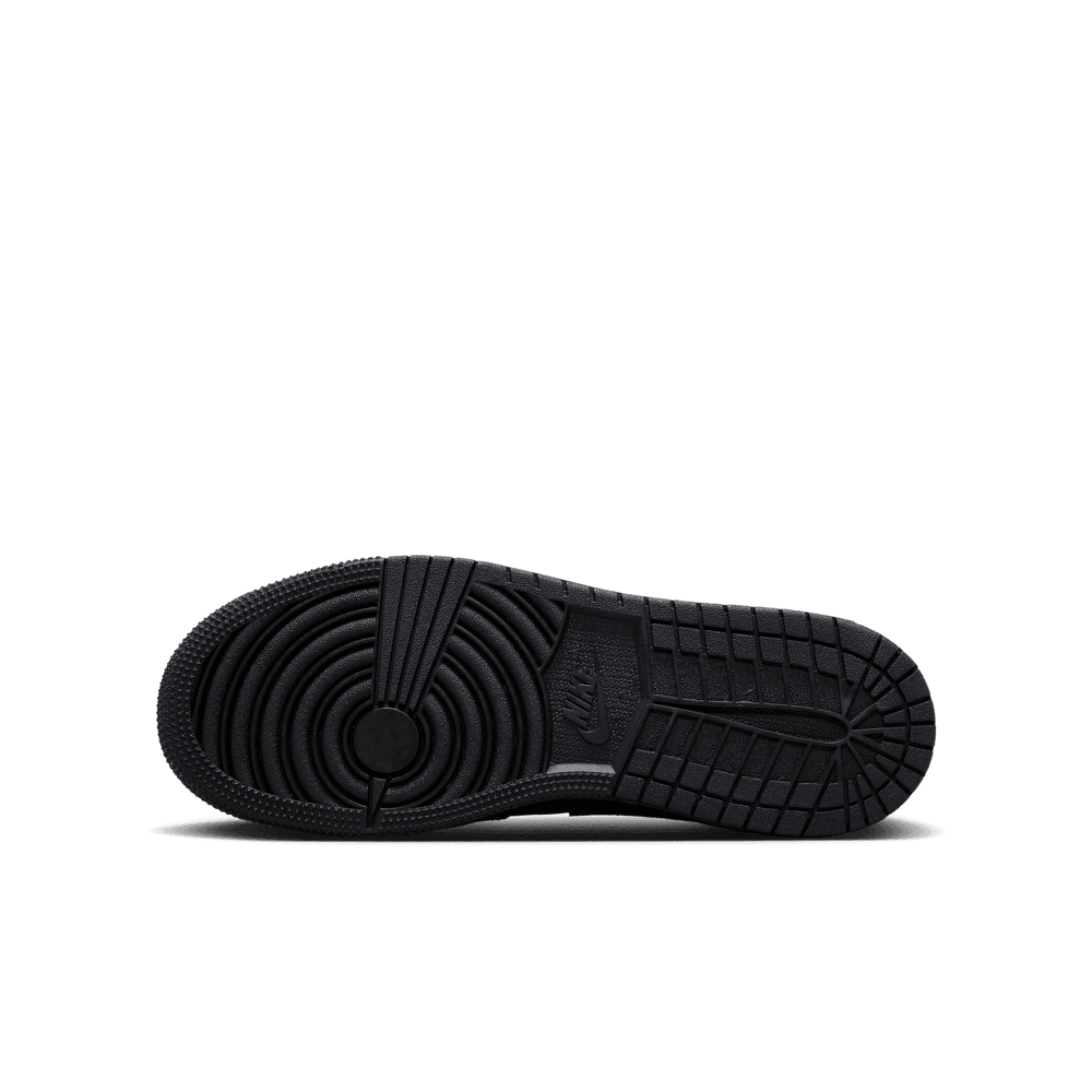 Air Jordan 1 Low Big Kids' Shoes (GS) 'Black'