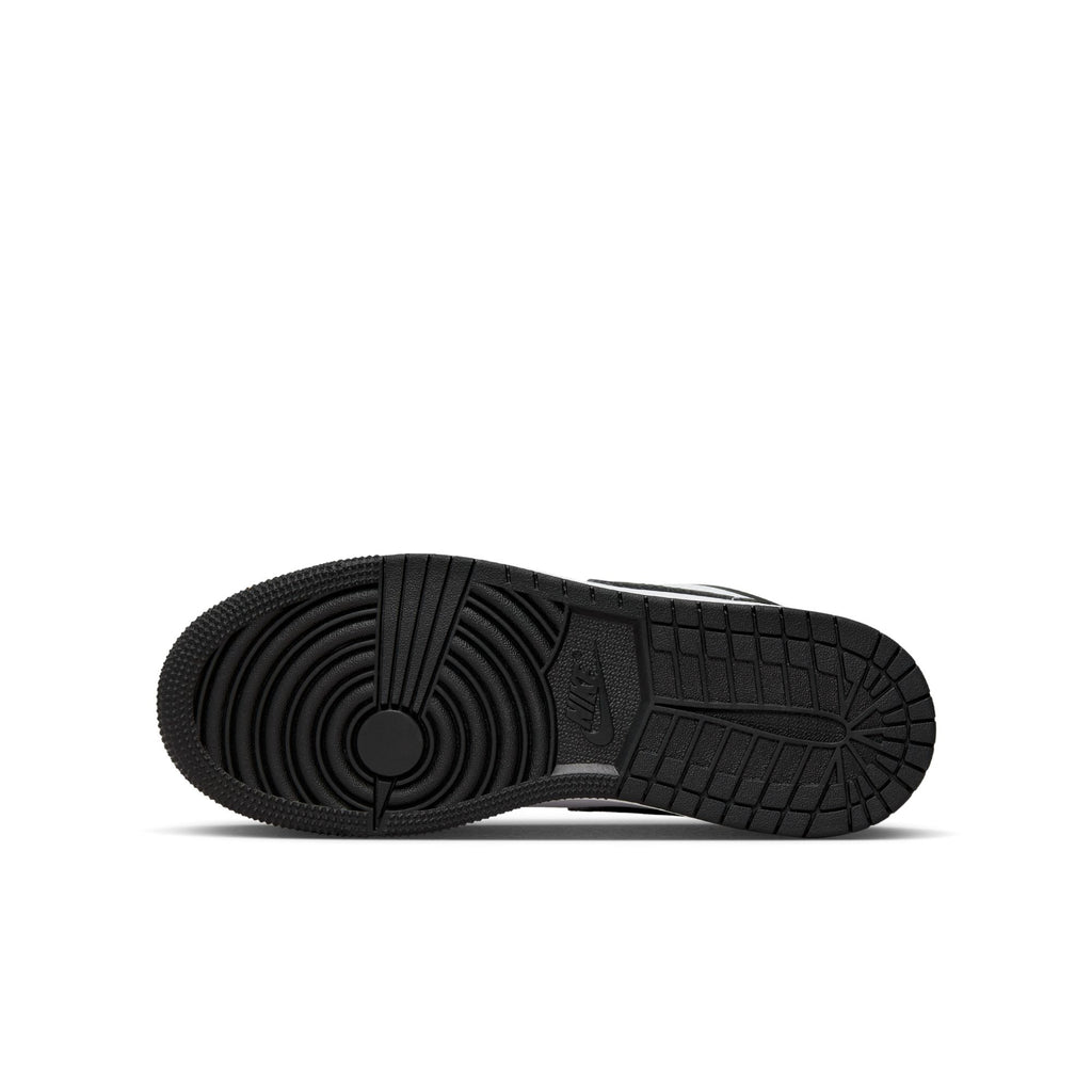 Air Jordan 1 Low Big Kids' Shoes (GS) 'White/Black'