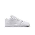 Air Jordan 1 Low Big Kids' Shoes (GS) 'White'