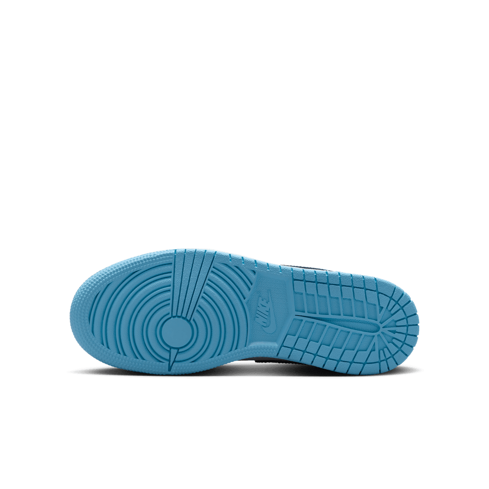 Air Jordan 1 Low Big Kids' Shoes (GS) 'Sail/Blue Void/Lava'