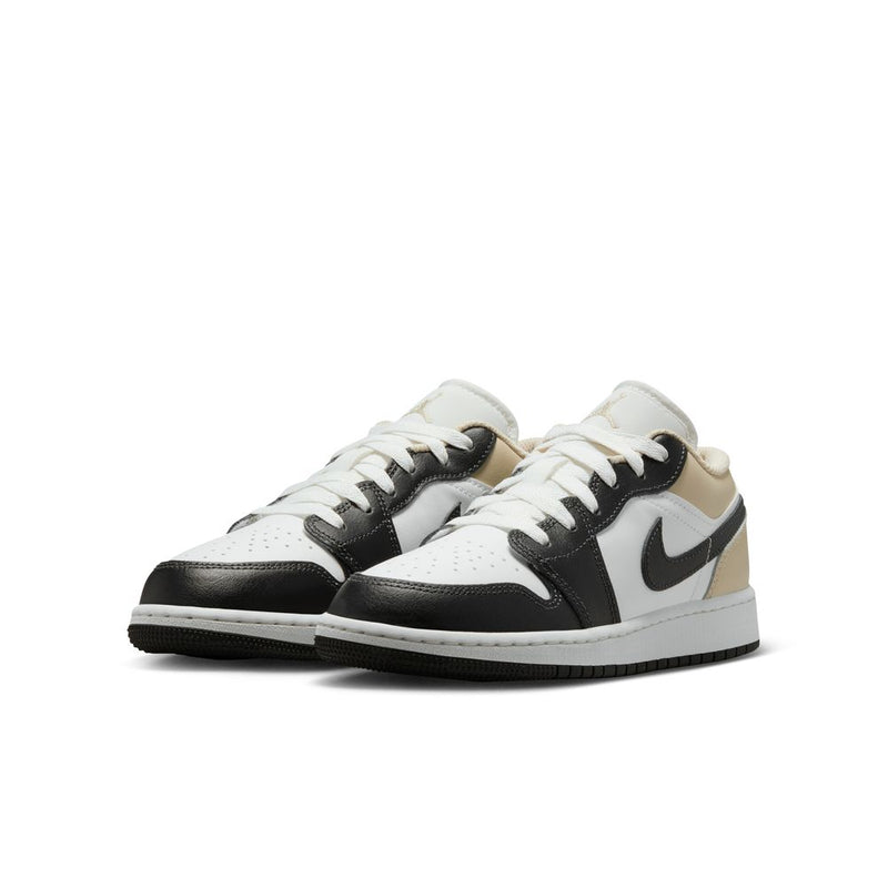 Air Jordan 1 Low Big Kids' Shoes (GS) 'Summit White/Off Noir/Rattan'