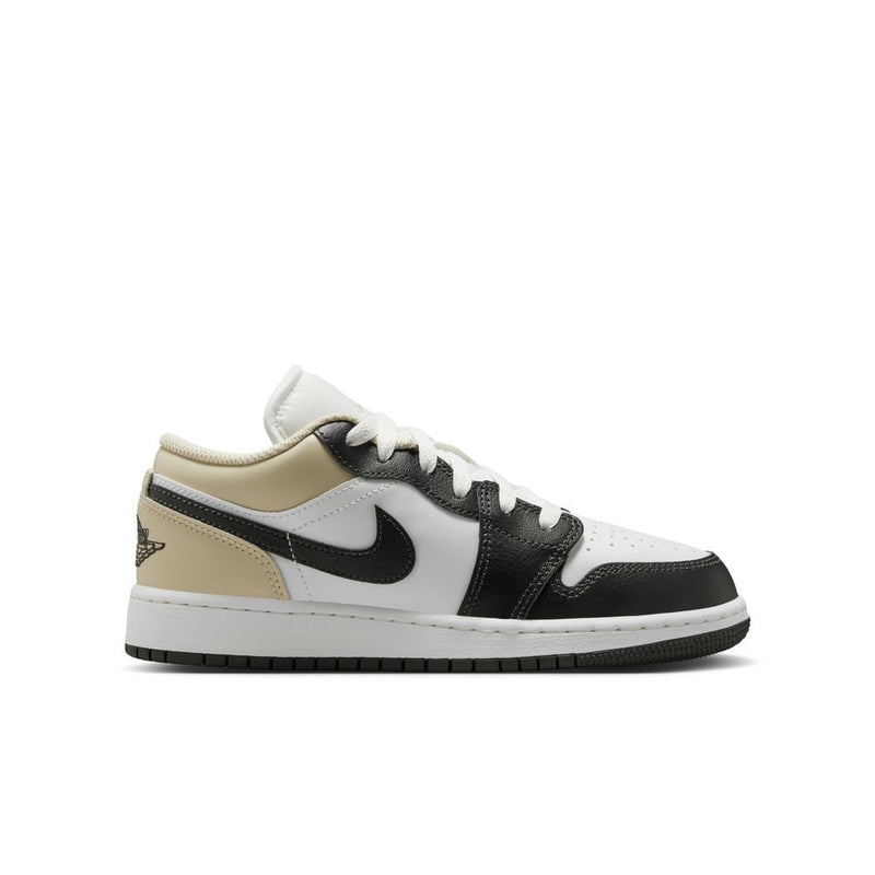 Air Jordan 1 Low Big Kids' Shoes (GS) 'Summit White/Off Noir/Rattan'
