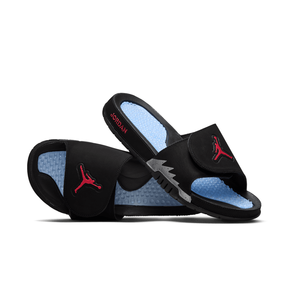 Jordan Hydro Retro Men's Slides 'Black/Fire Red/Silver' – Page