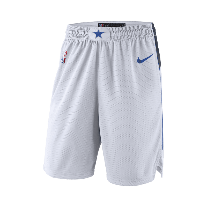 Dallas Mavericks Men's Nike NBA Swingman Shorts 'White/Navy'