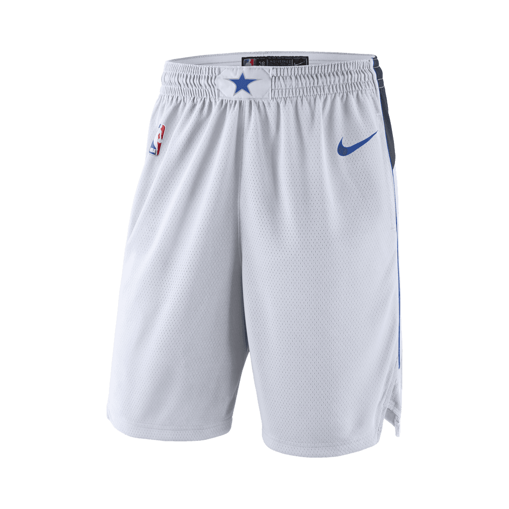 Dallas Mavericks Men's Nike NBA Swingman Shorts 'White/Navy'