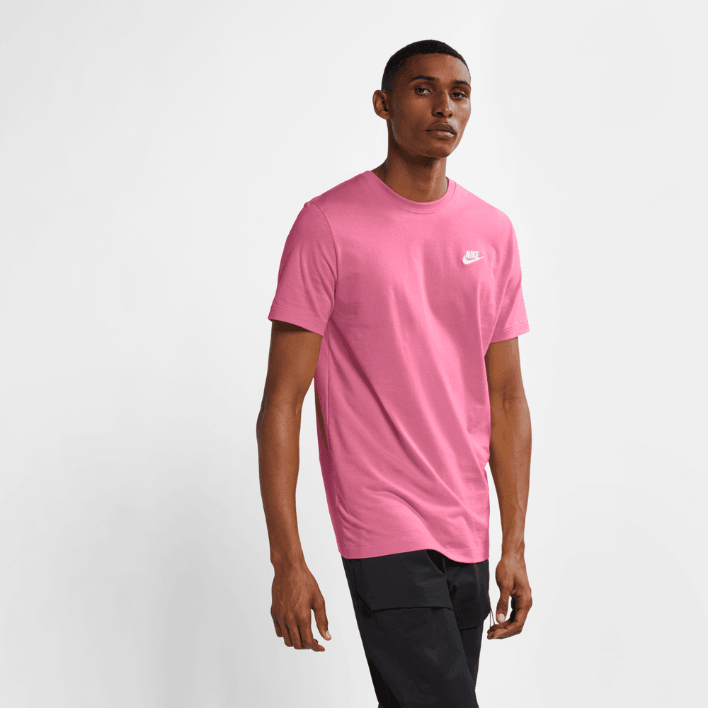 Nike Sportswear Club Men's T-Shirt 'Pinksicle/White'