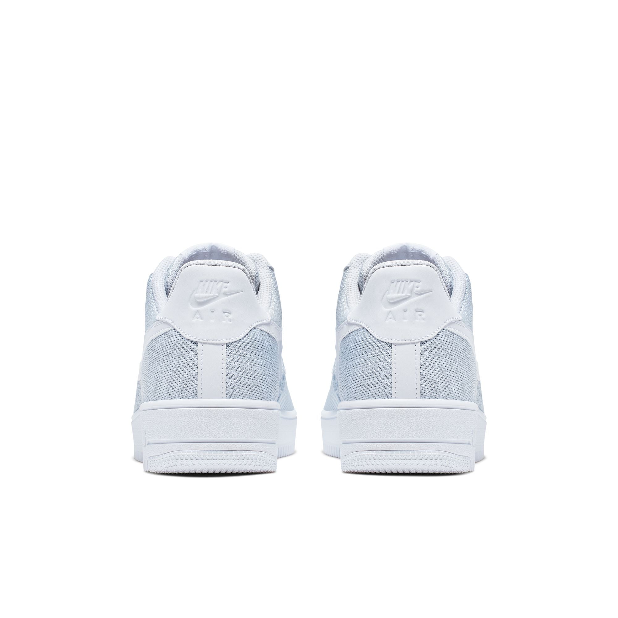 Nike Air Force 1 Flyknit 2.0 Shoes White Pure Platinum Bouncewear