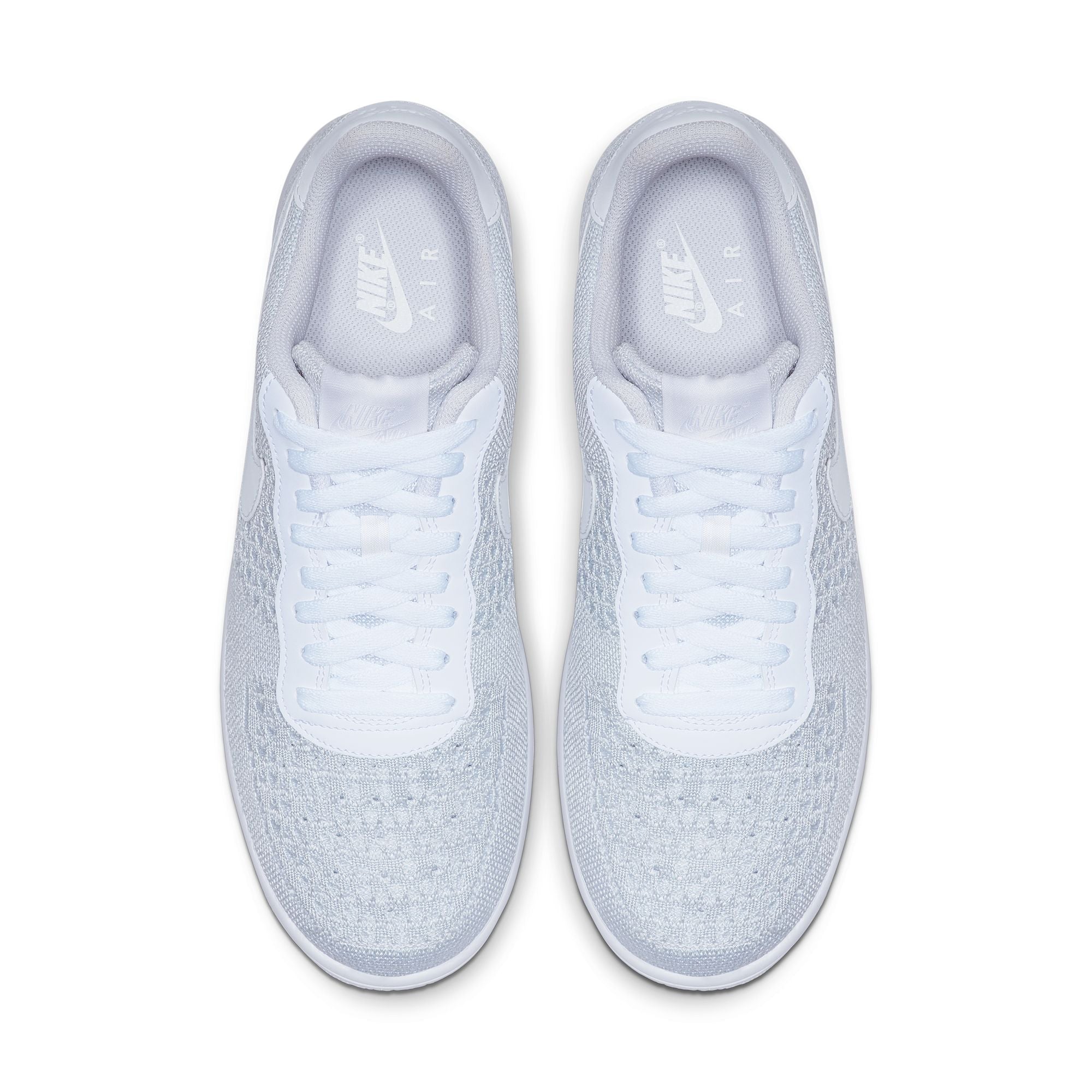 Nike Air Force 1 Flyknit 2.0 Shoes White Pure Platinum Bouncewear