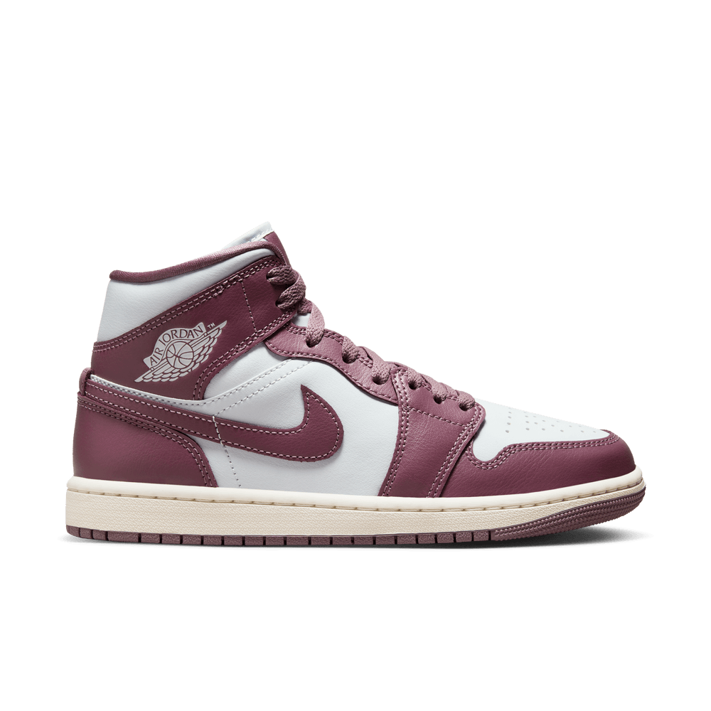 Air Jordan 1 Mid Women's Shoes 'Platinum/Mauve/Sail'