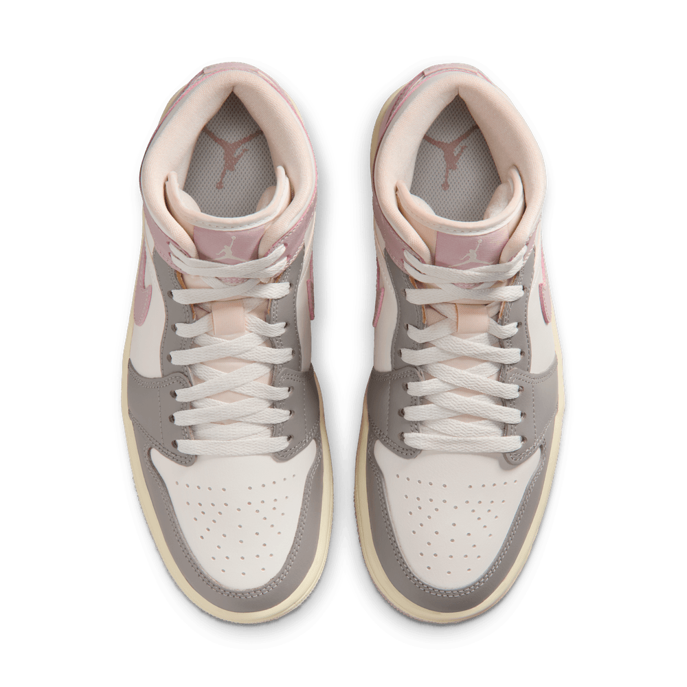 Air Jordan 1 Mid Women's Shoes 'Sail/Rose/Stone'