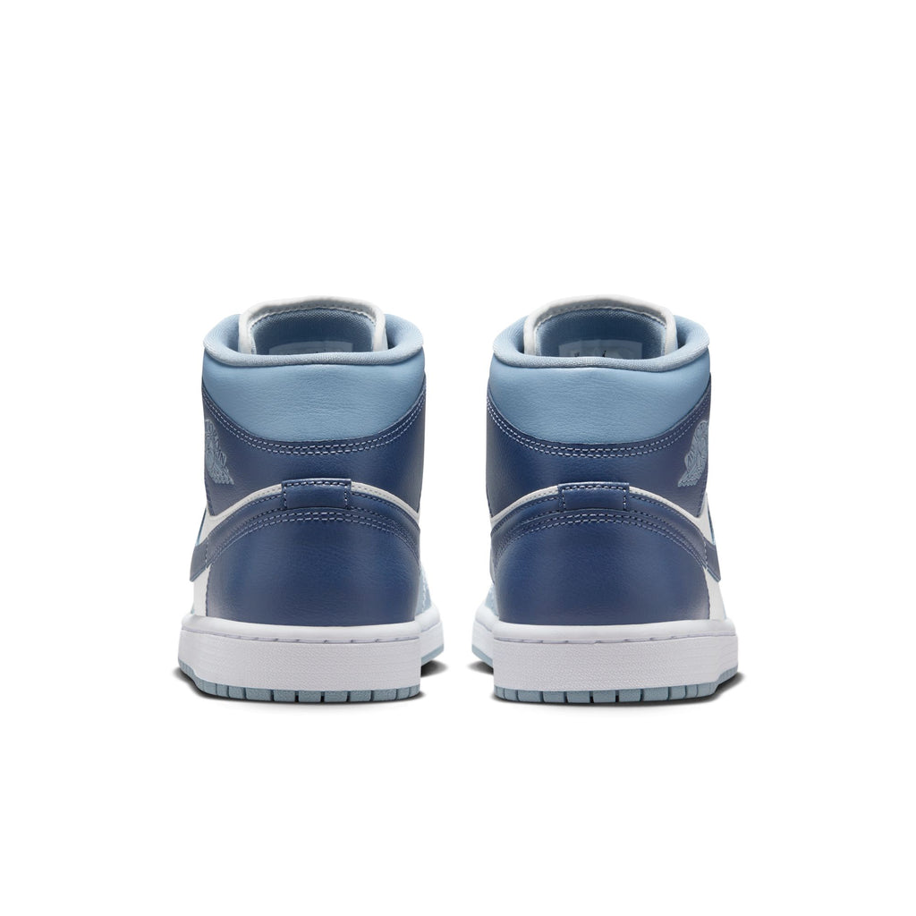 Air Jordan 1 Mid Women's Shoes 'Sail/Blue/Grey'