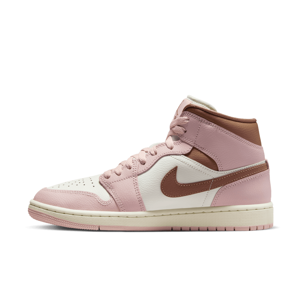 Air Jordan 1 Mid WMNS Lifestyle Shoes 'Oxford/Archaeo Brown'