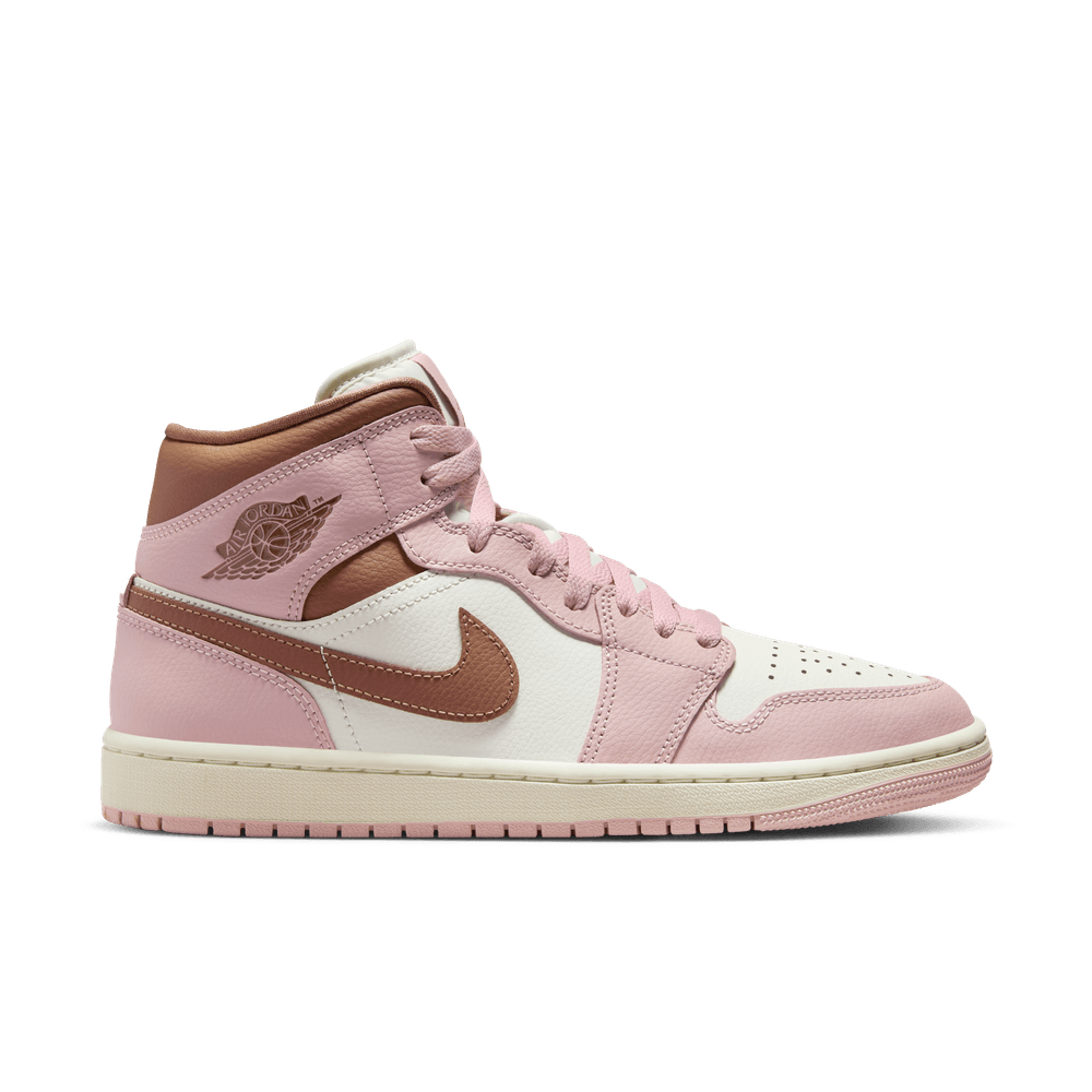 Air Jordan 1 Mid WMNS Lifestyle Shoes 'Oxford/Archaeo Brown'
