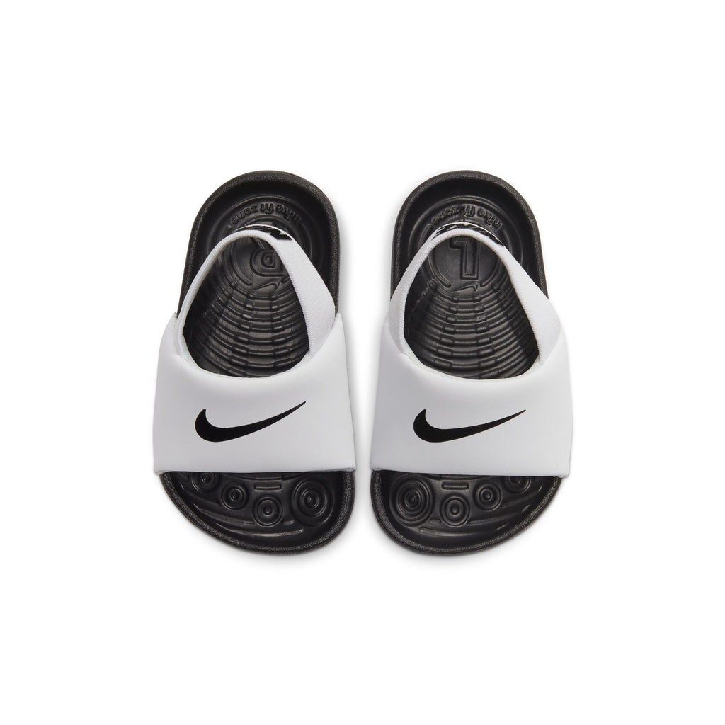 Nike Kawa Baby/Toddler Slides (TD) 'White/Black'