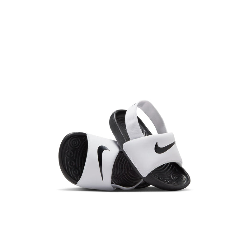 Nike Kawa Baby/Toddler Slides (TD) 'White/Black'