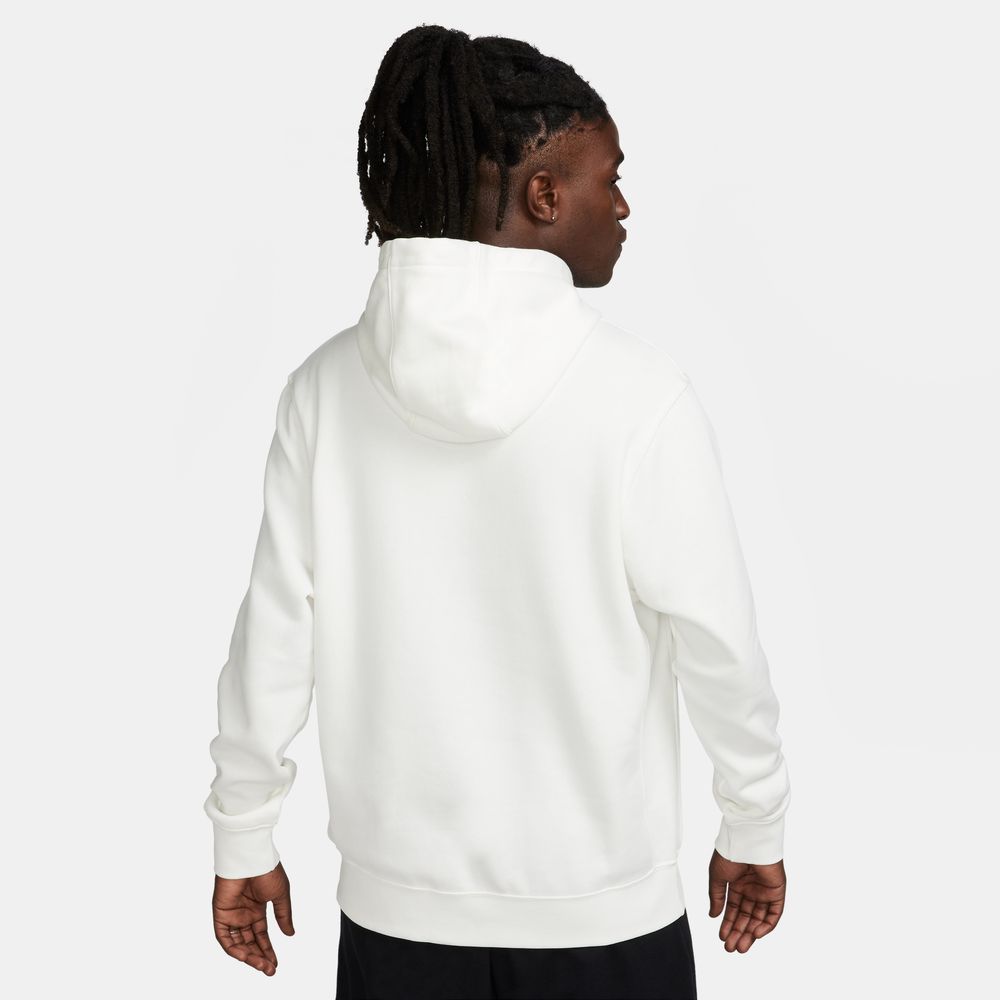 Nike Sportswear Club Fleece Pullover Hoodie 'Sail/White'