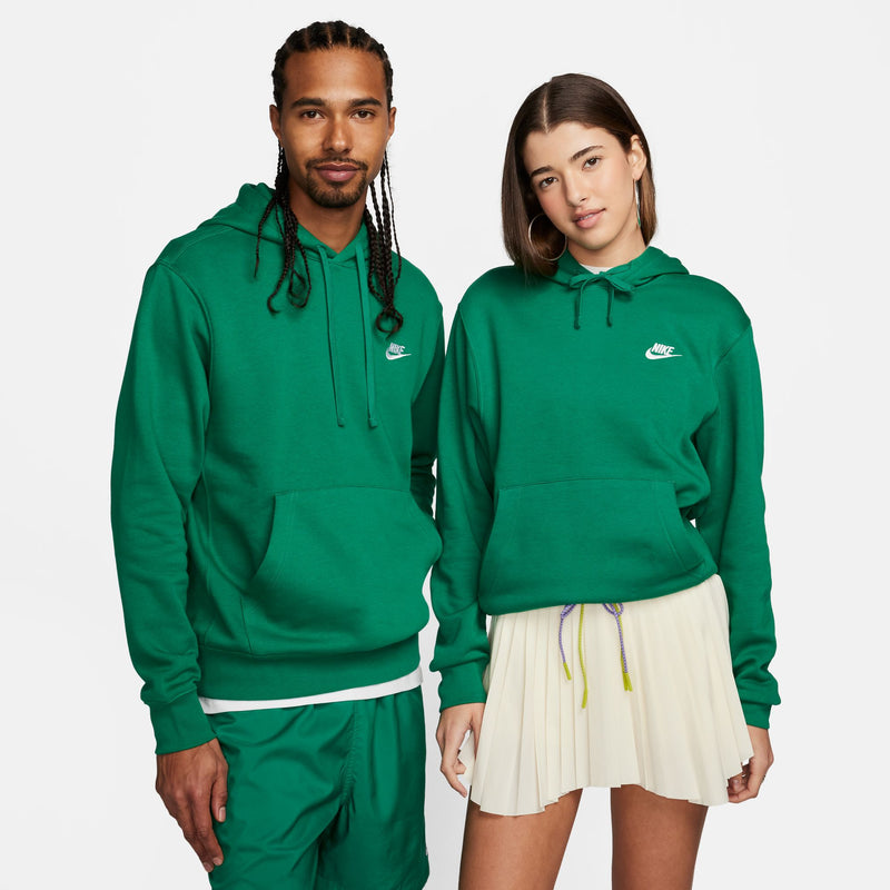 Nike Sportswear Club Fleece Pullover Hoodie 'Malachite/White'