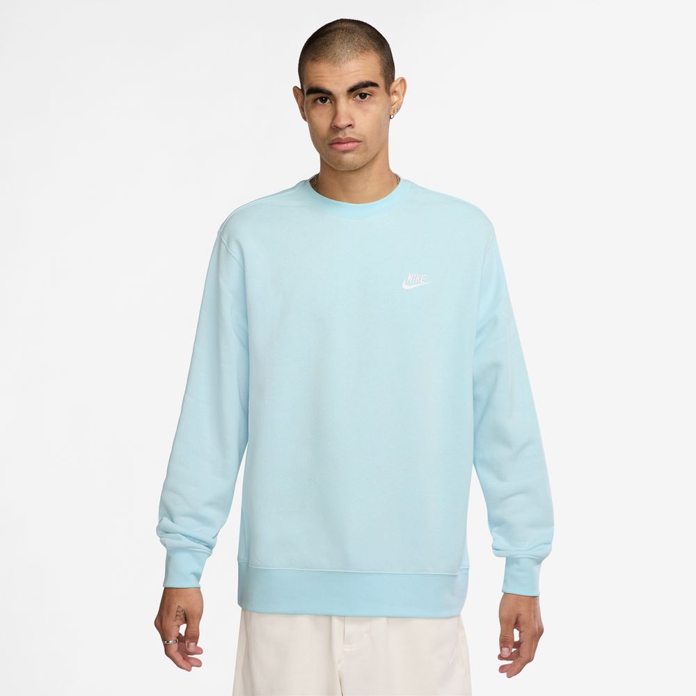 Nike Sportswear Club Fleece Men's Crew 'Glacier Blue/Wite'