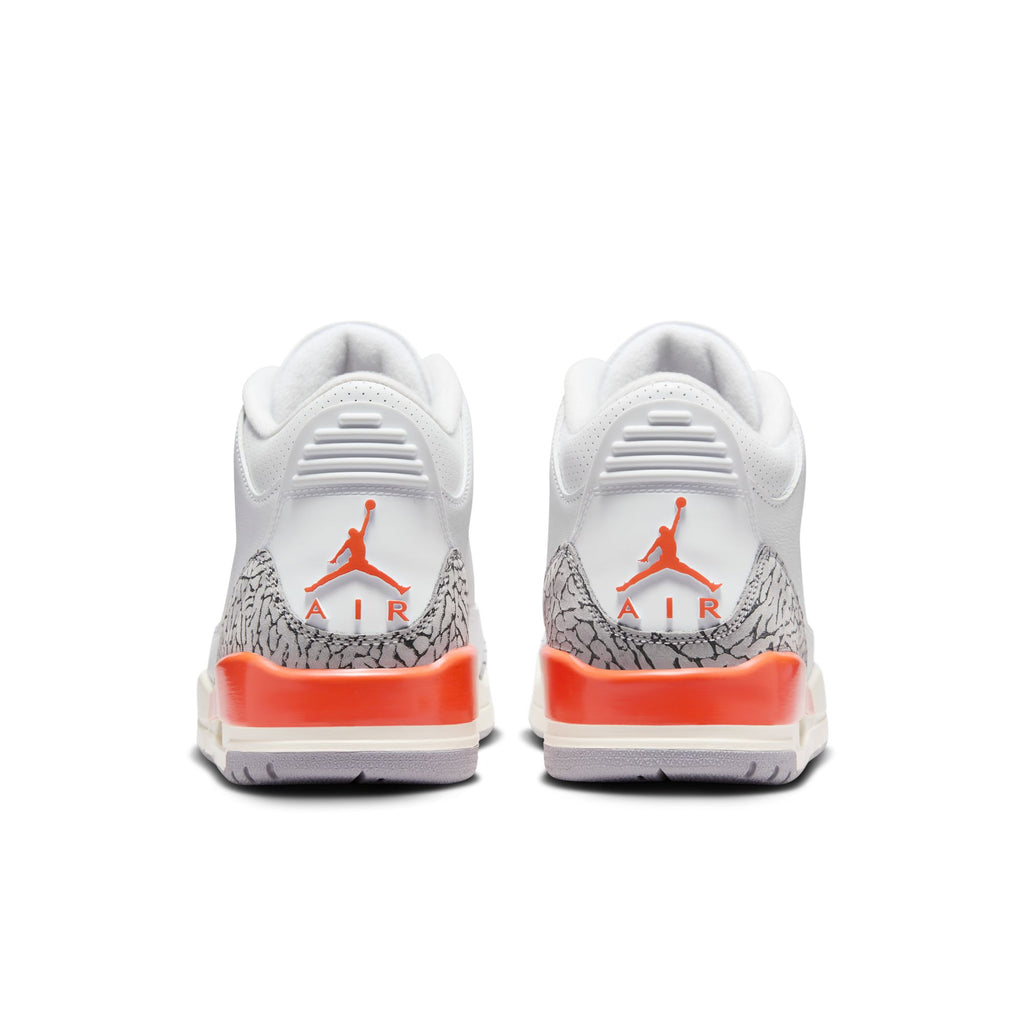 Air Jordan 3 Retro Women's Shoes "Georgia Peach" 'White/Cosmic Clay/Cement Grey'