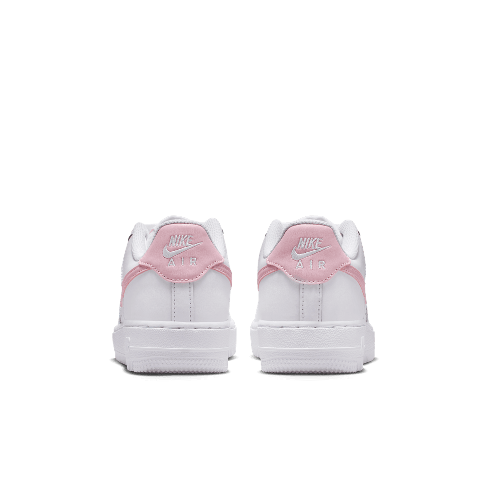 Nike Air Force 1 Big Kids' Shoes1 (GS) 'White/Soft Pink'